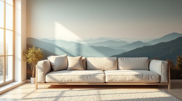 Comment réussir une déco de salon avec un panoramique mural ?